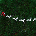 Felt Santa and Reindeer Garland - Joy
