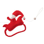 Felt Santa and Reindeer Garland - Joy