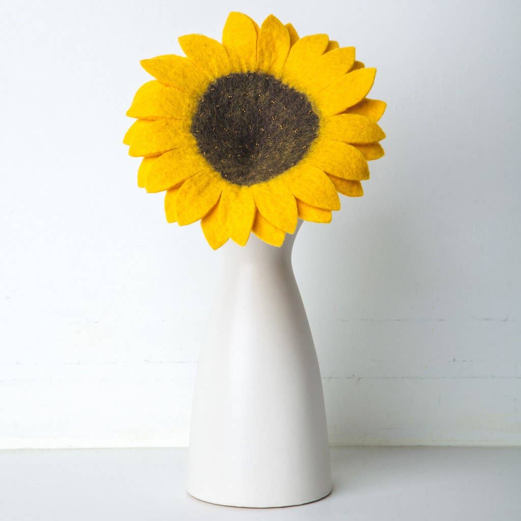Felt Sunflower: Yellow - Joy