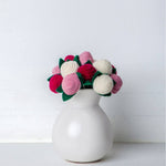 Felt Tea Roses: Light Purple - Joy