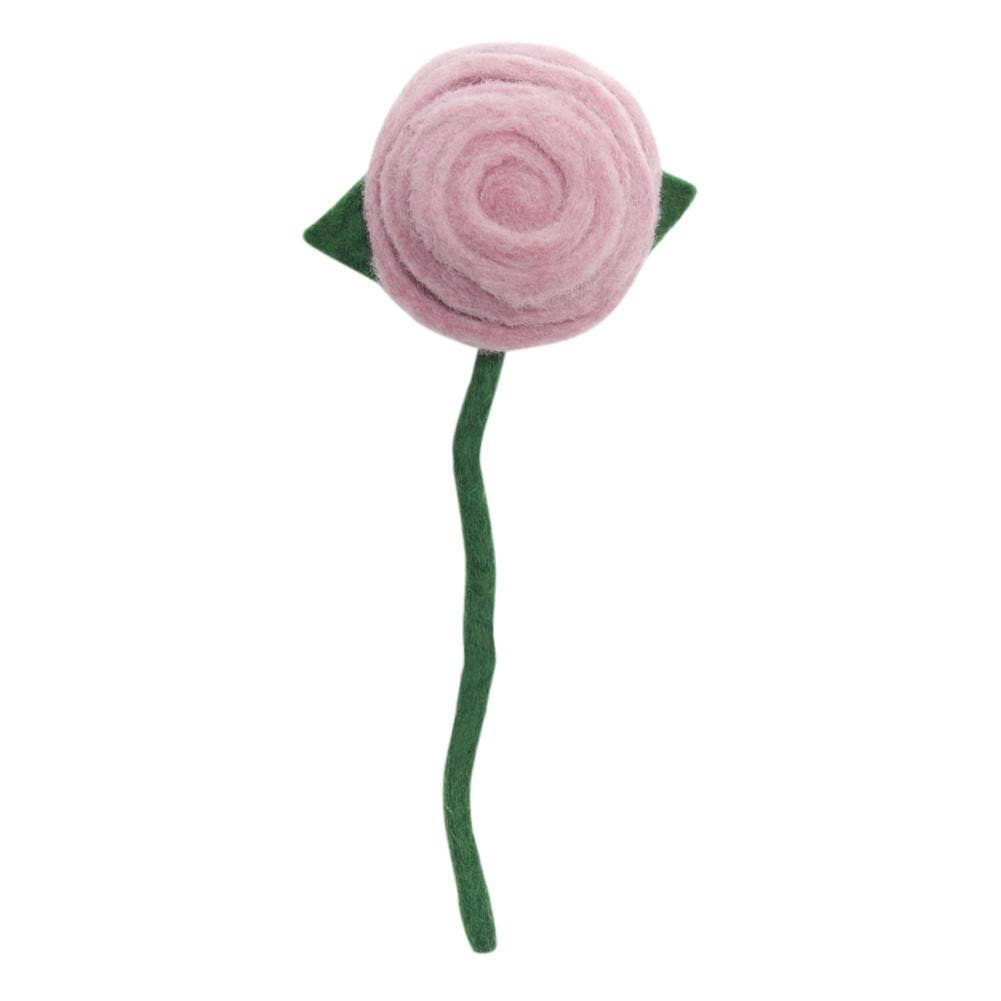Felt Tea Roses: Light Purple - Joy