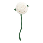 Felt Tea Roses: White - Joy