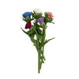 Felt Thistle Stem: White - Joy
