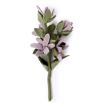 Felt Watsonia Flower: Cerulean Blue - Joy