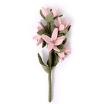 Felt Watsonia Flower: Cerulean Blue - Joy
