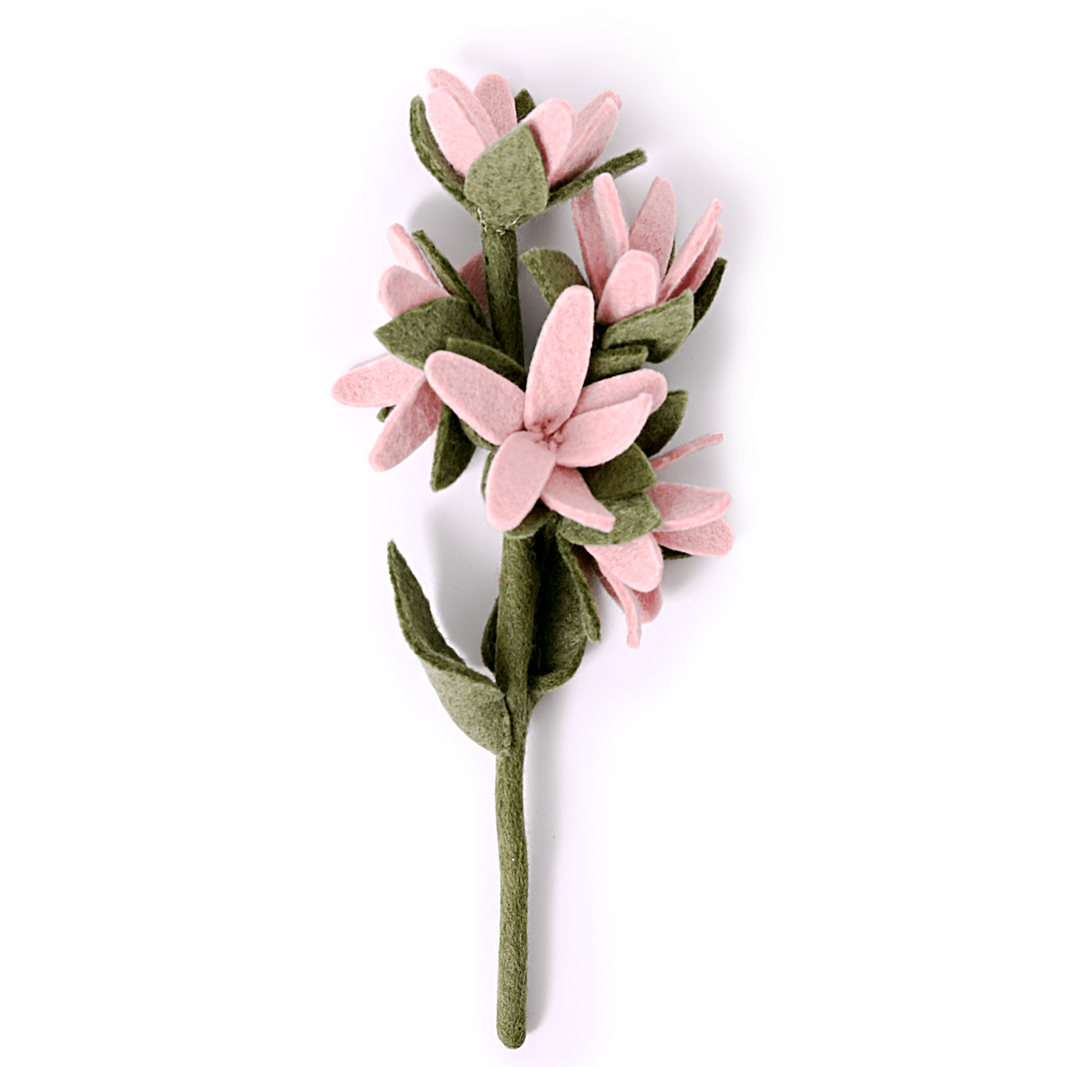 Felt Watsonia Flower: Cerulean Blue - Joy