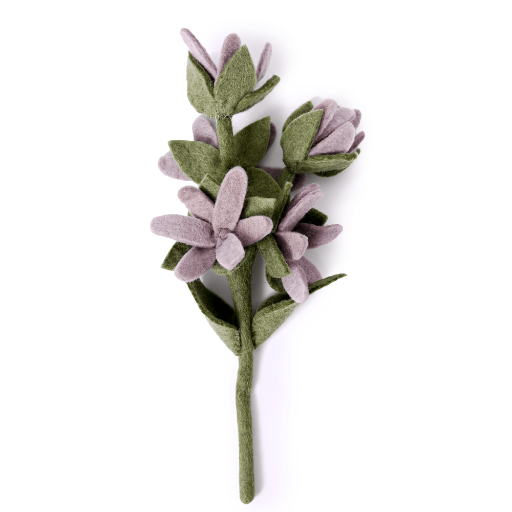 Felt Watsonia Flower: Light Purple - Joy