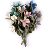 Felt Watsonia Flower: White - Joy