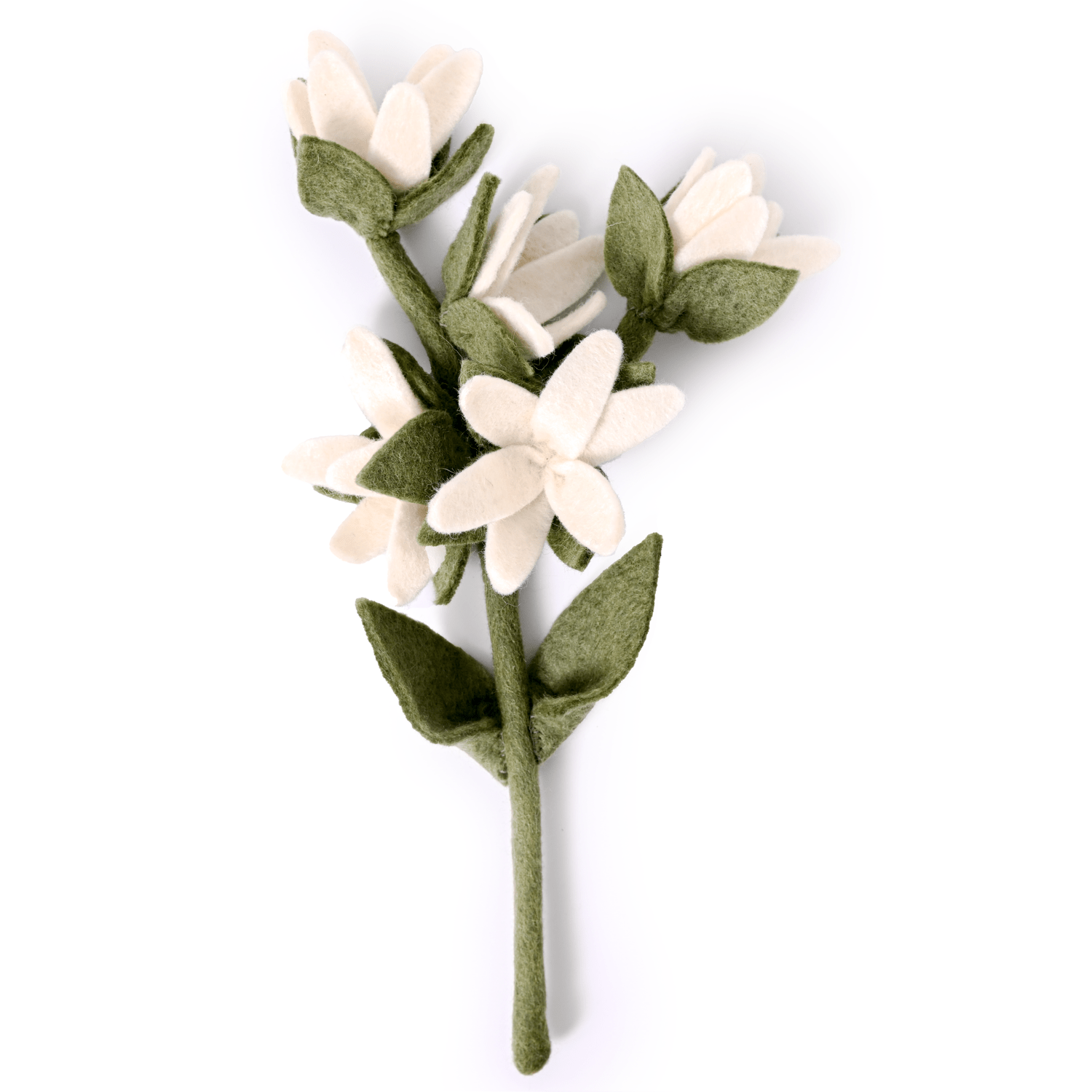 Felt Watsonia Flower: White - Joy