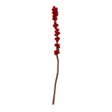 Felt Winterberry Ilex Stem: Red - Joy