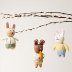 Felted Carrot Ornaments - Joy