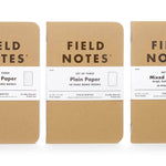 Field Notes Original Kraft Notebooks - 3 packs - Joy