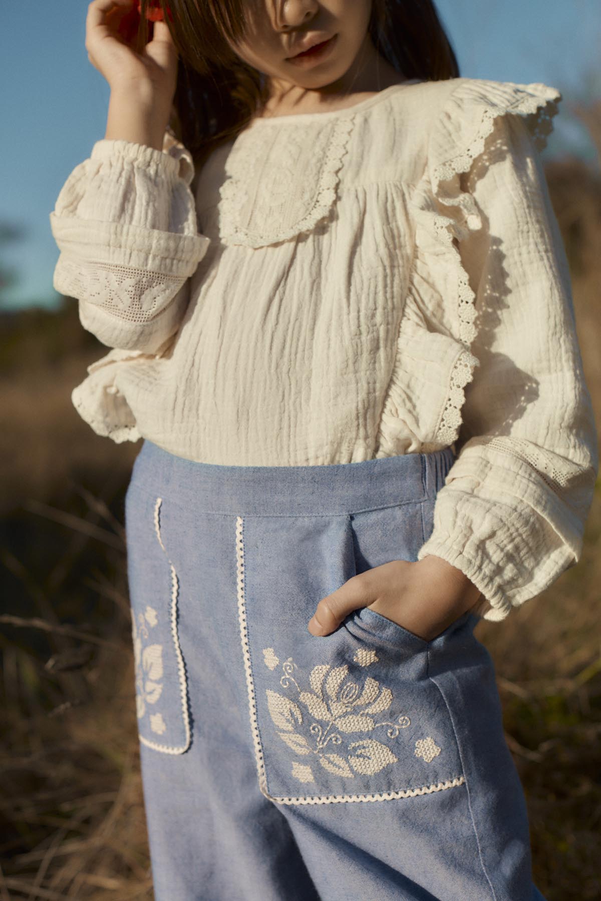Flofi Denim Pants - Joy Gift Shoppe