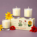 Floral Bouquet - Plant the Box Votive Candle Trio - Joy Gift Shoppe