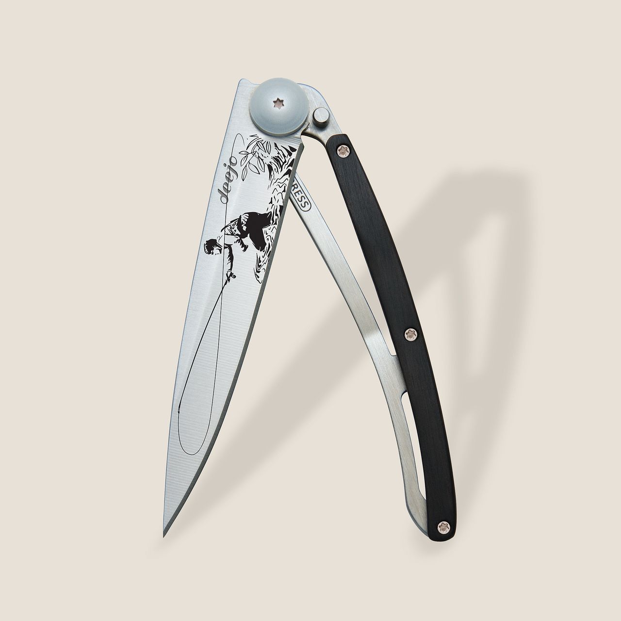 Fly Fishing Ebony Wood Knife - Joy