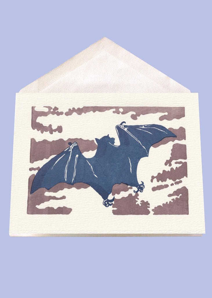 Flying Bat Greeting Card - Joy