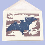 Flying Bat Greeting Card - Joy