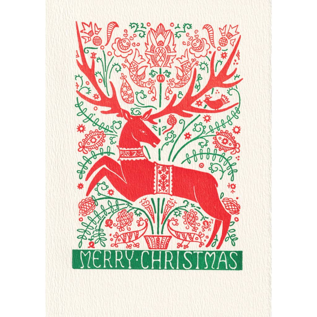 Folk Deer - Boxed Set of 8 - Joy