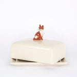 Fox Butter Dish - Joy