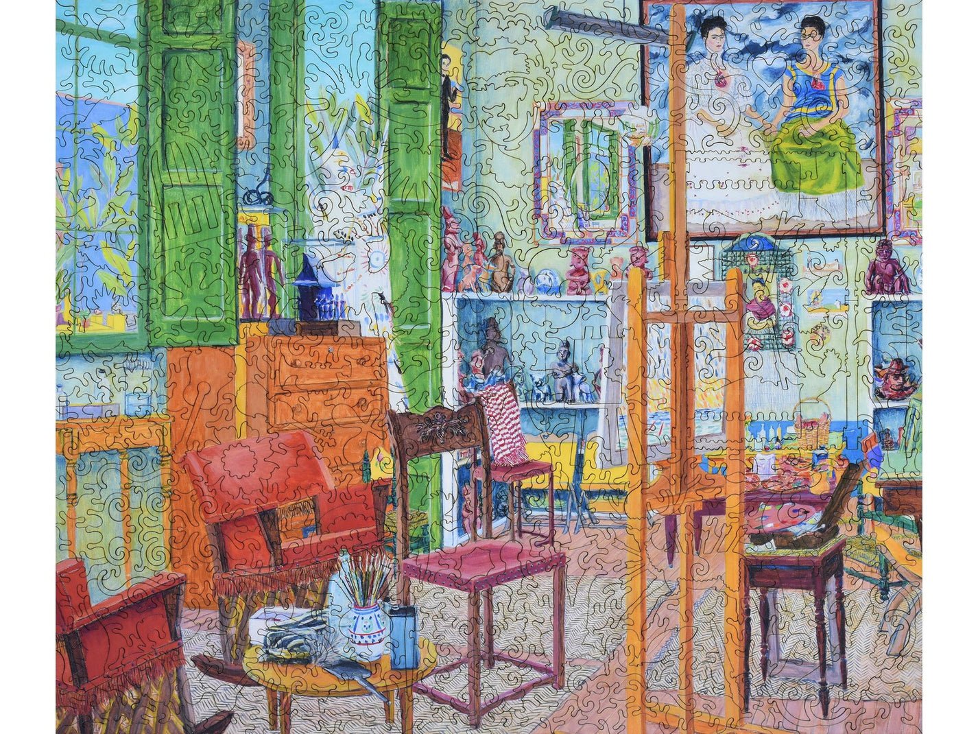 Frida Kahlo's Studio Liberty Puzzle - Joy