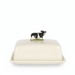 Friesian Cow Butter Dish - Joy