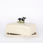 Friesian Cow Butter Dish - Joy