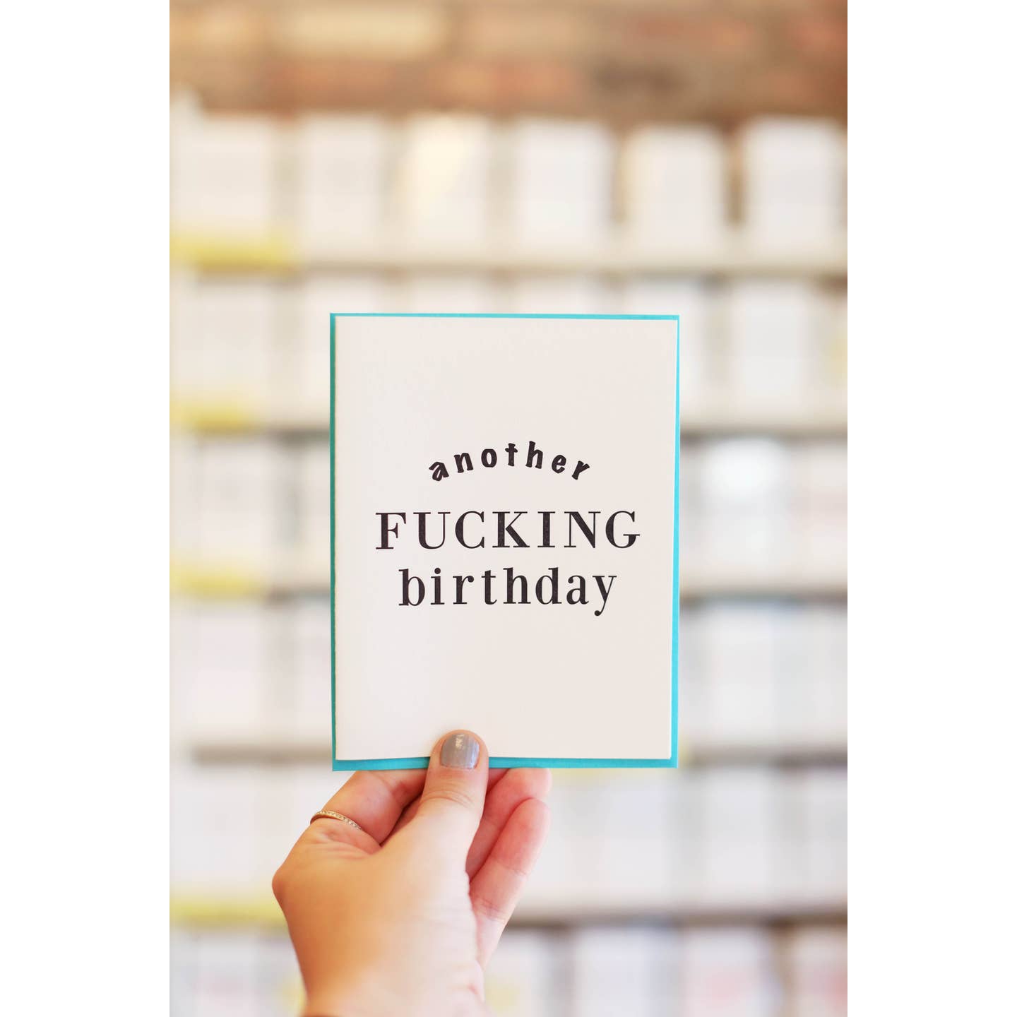 Fucking Birthday - Letterpress Birthday Greeting Card - Joy
