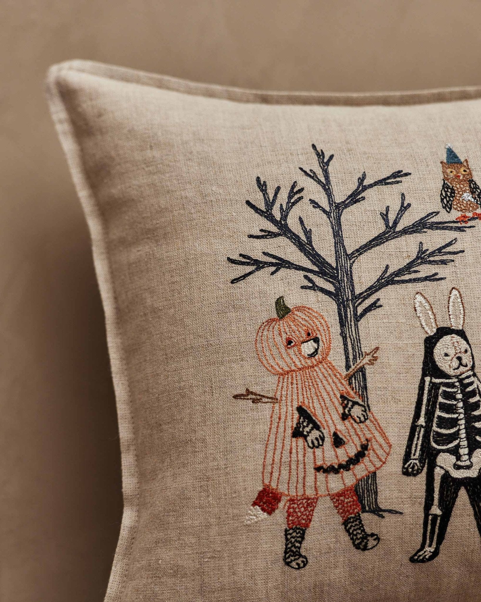 Full Moon Masquerade Pillow - Joy