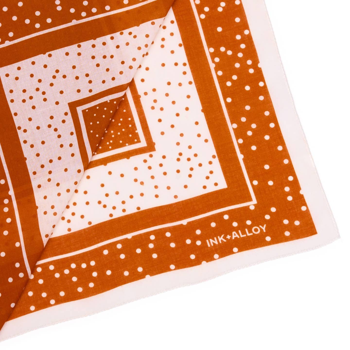 Game Day Burnt Orange Polka Dots Scarf + Scrunchie - Joy Gift Shoppe