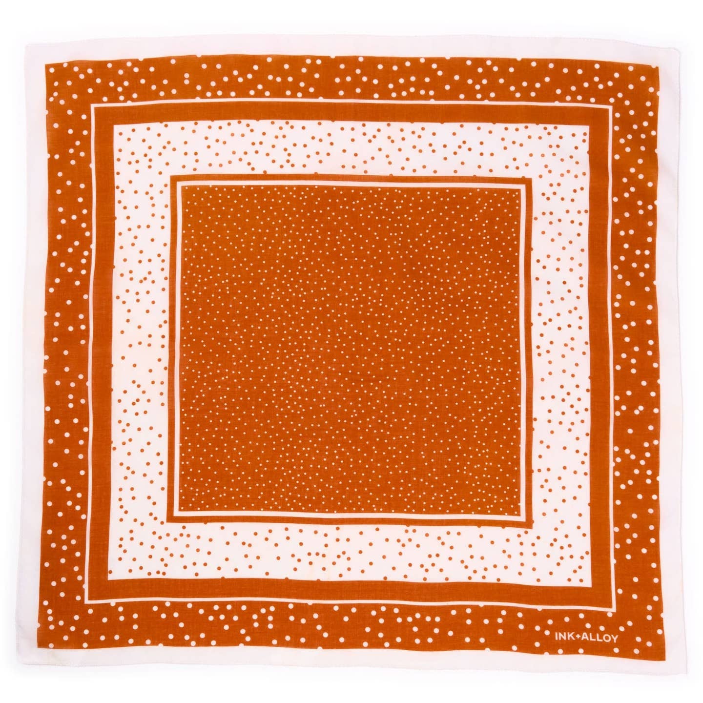 Game Day Burnt Orange Polka Dots Scarf + Scrunchie - Joy Gift Shoppe