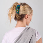Game Day Striped Beaded Claw Clip - Joy Gift Shoppe