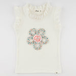 Garden Party Ruffle Flower Rebekah Tank - Joy