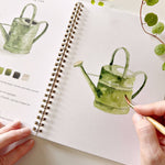 Garden watercolor workbook - Joy