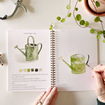 Garden watercolor workbook - Joy