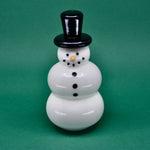 George Glass Snowman - Joy