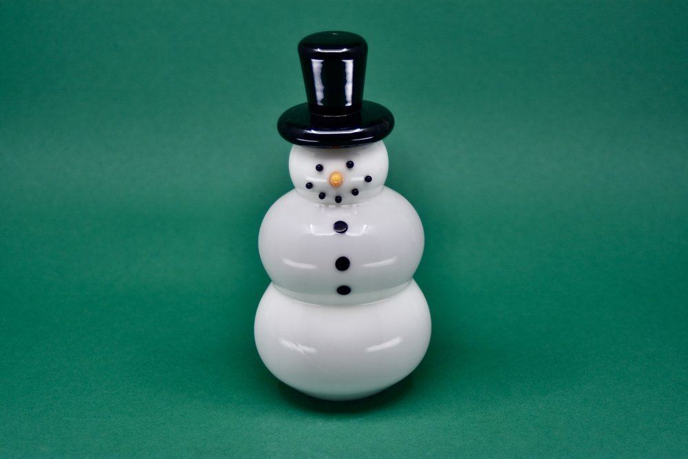 George Glass Snowman - Joy