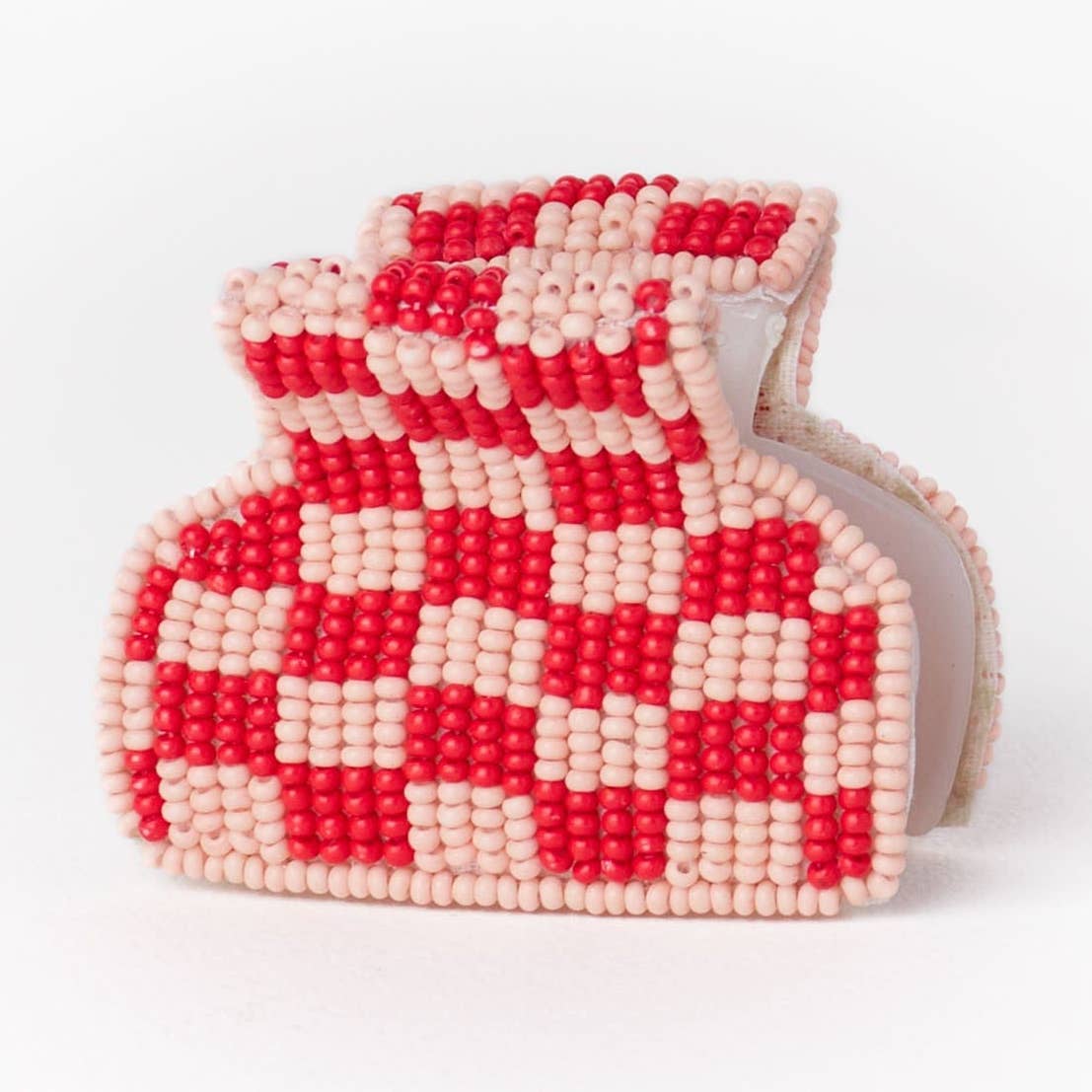 Gia Petite Checked Claw Clip - Joy Gift Shoppe