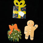 Gingerbread Man Holiday - Die Cut Card - Joy Gift Shoppe