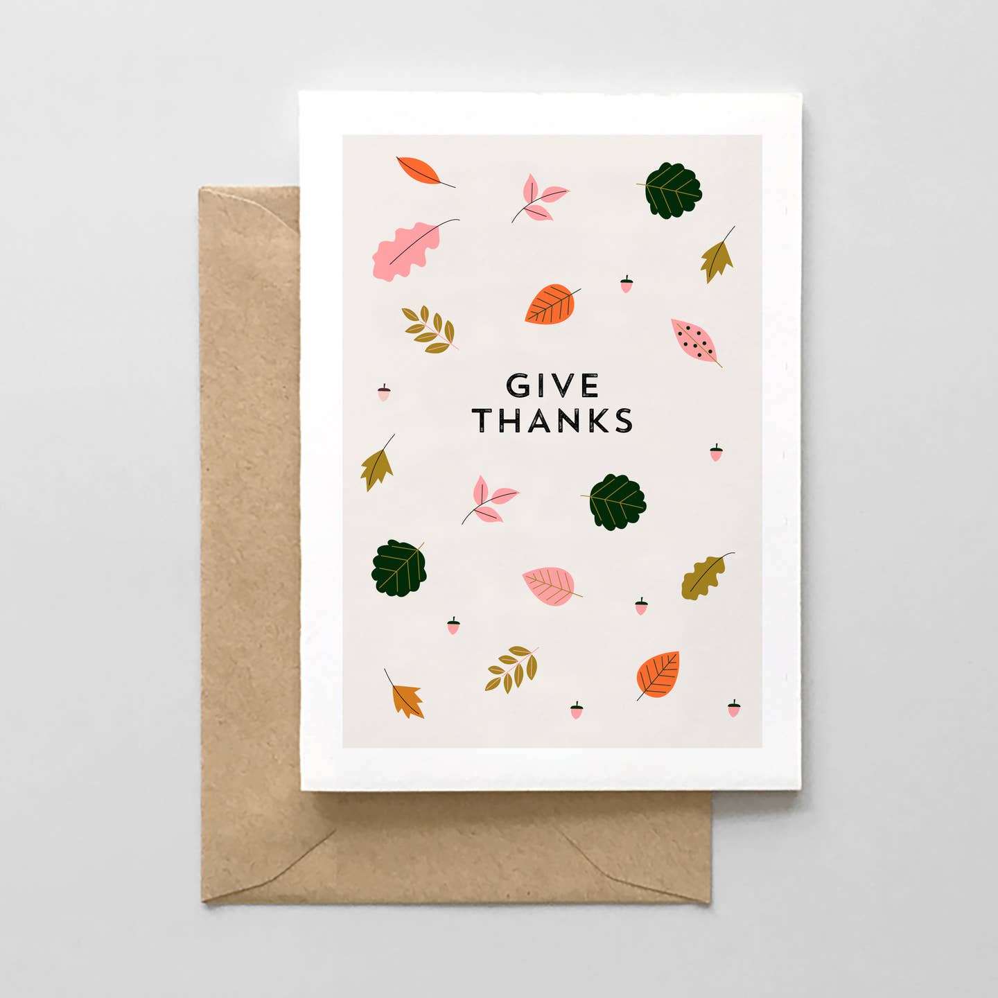 Give Thanks - Thanksgiving Card - Joy