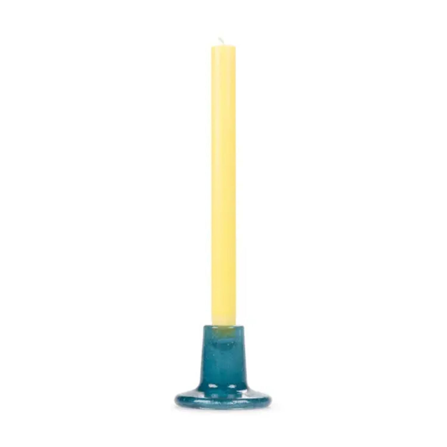 Glass Candleholder - Mineral Blue - Joy Gift Shoppe