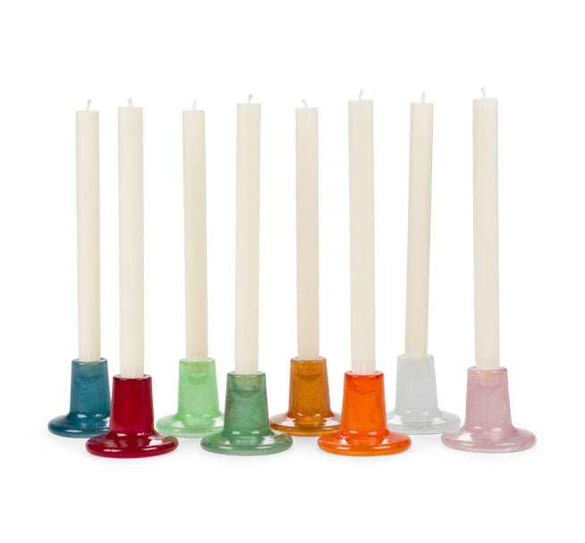 Glass Candleholder - Mineral Blue - Joy Gift Shoppe