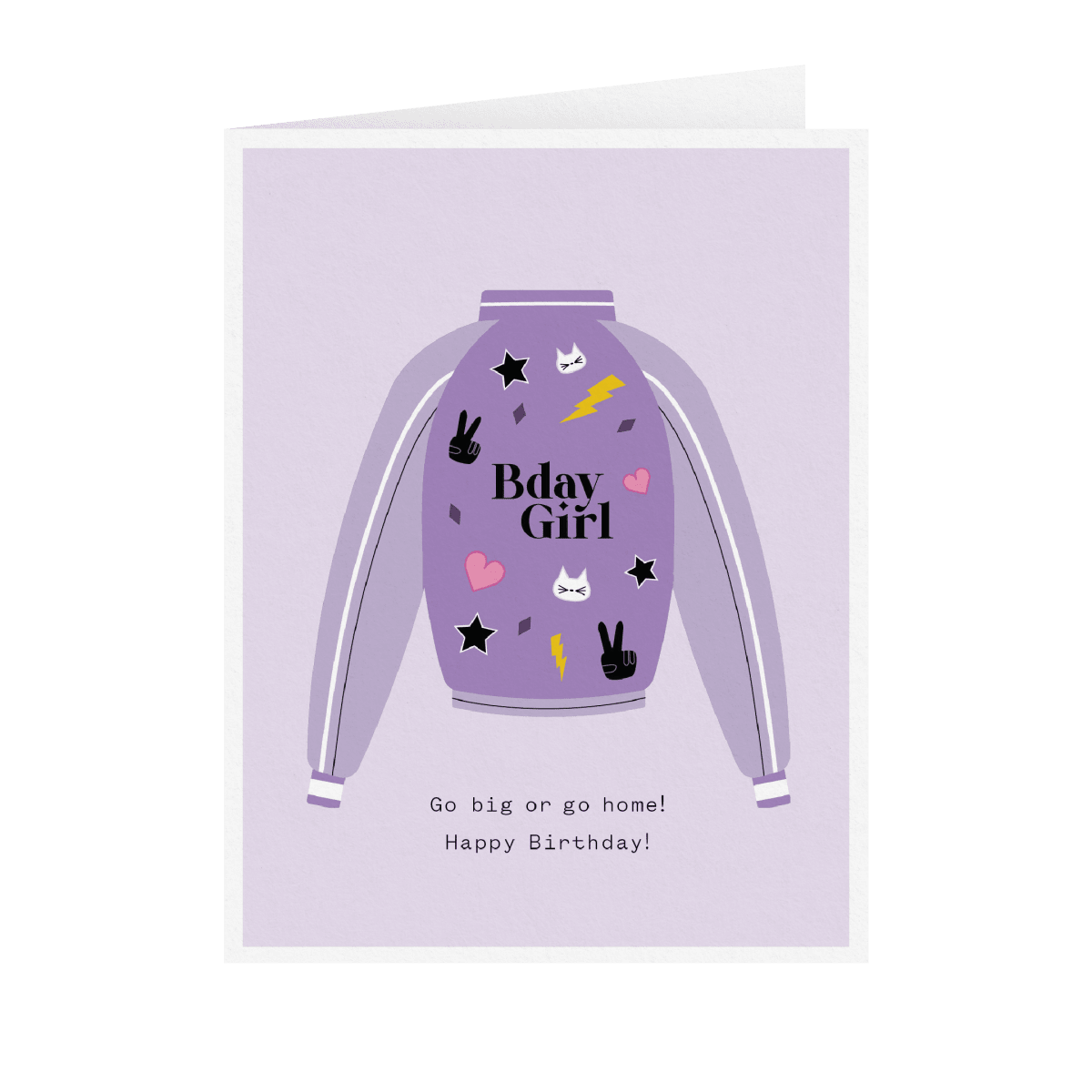 Go Big Birthday Card - Joy
