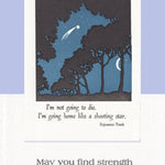 Going Home Sympathy Card - Joy