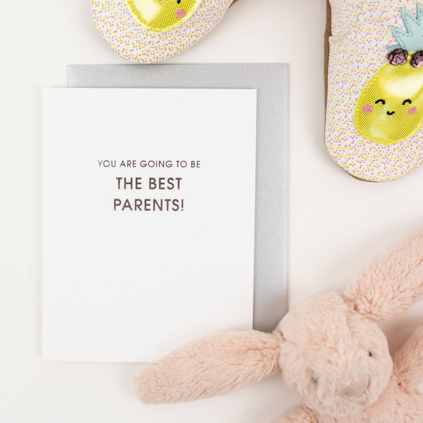 Going To Be the Best Parents - New Baby Letterpress Card - Joy