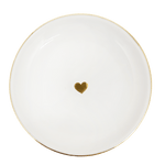 Gold Heart Jewelry Dish - Joy