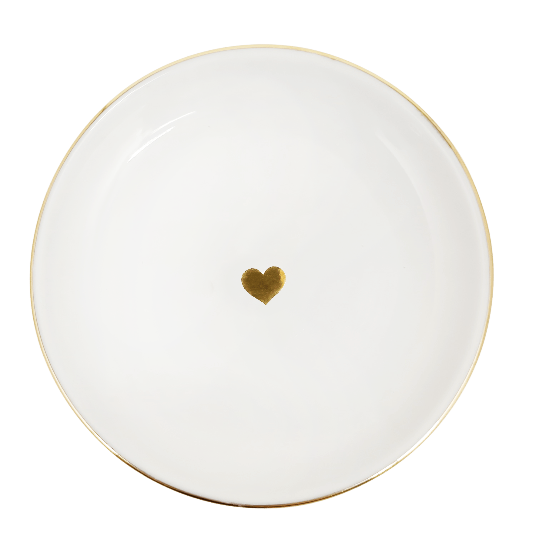 Gold Heart Jewelry Dish - Joy