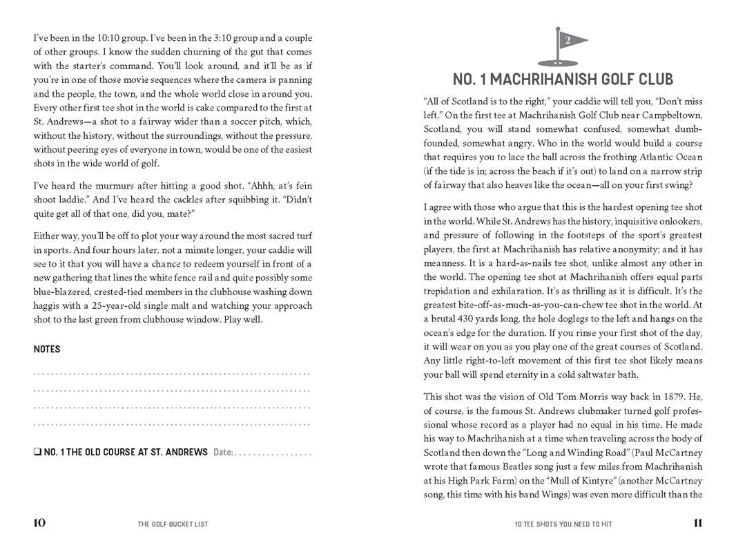 Golf Bucket List - Joy