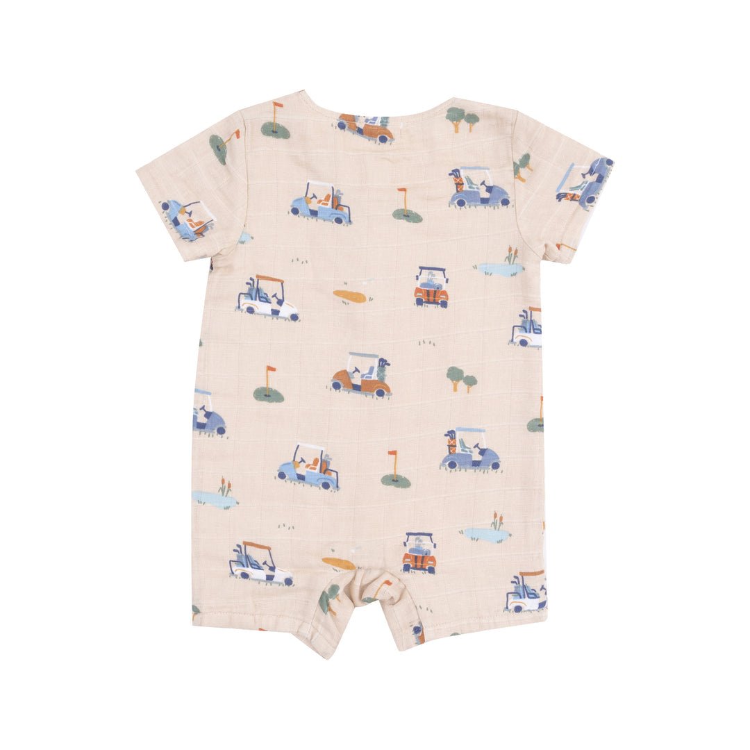 Golf Cart Cuties - Oatmilk Henley Shortall - Joy