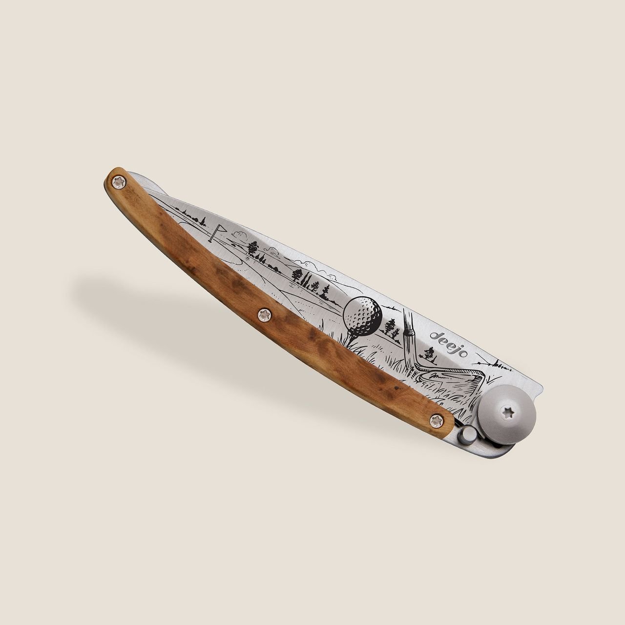 Golf Juniper Wood Knife - Joy