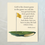 Golf Quote - Joy